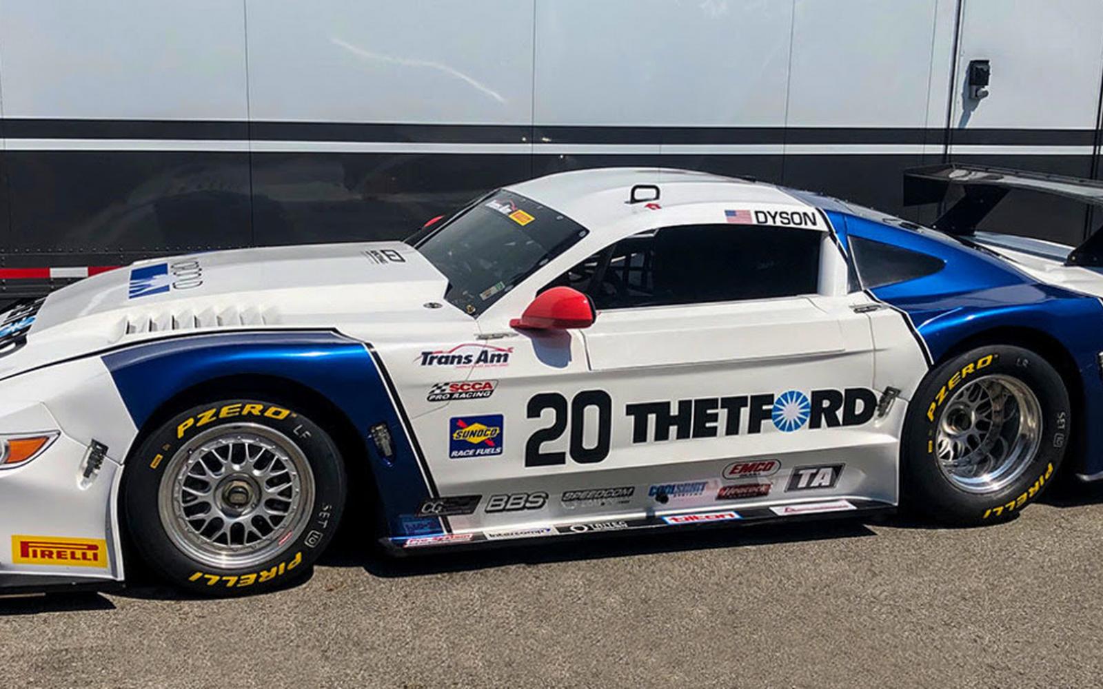 IN THETFORD LIVERY DYSON GOES FOR THIRD STRAIGHT TRANS AM WIN AT MID-OHIO; ADDS NASCAR XFINITY RACE TO WEEKEND SCHEDULE